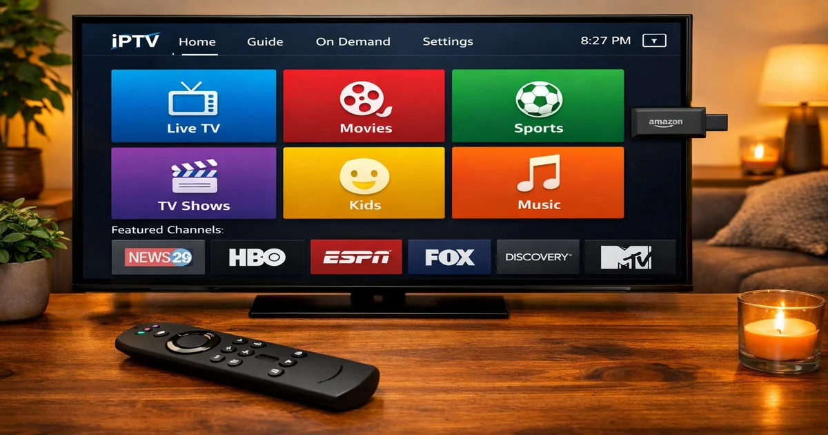 Installer IPTV sur Amazon Fire Stick