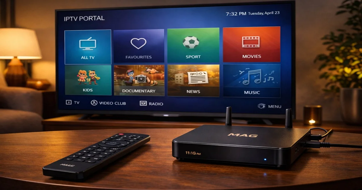 Installer IPTV MAG Box